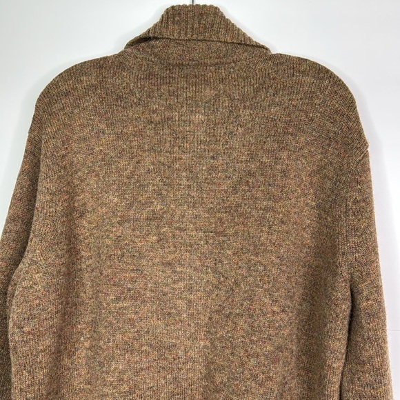 J. Crew Brown Wool Full Zip Sweater - Picture 5 of 10